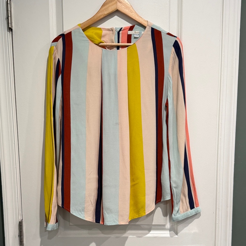 Boden Multicolor Striped Blouse